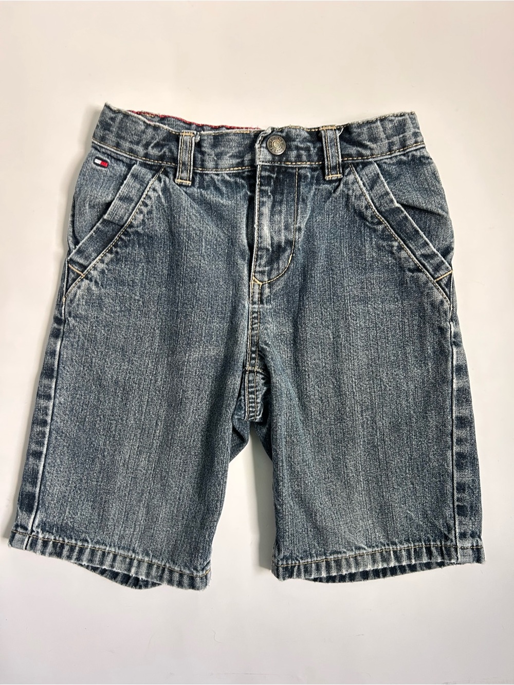 Vintage Tommy Hilfiger Blue Denim Carpenter Jean Shorts Toddler